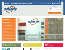 Tablet Screenshot of escolagenesis.net