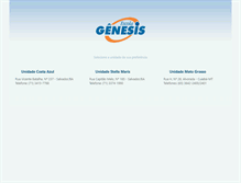 Tablet Screenshot of escolagenesis.com.br